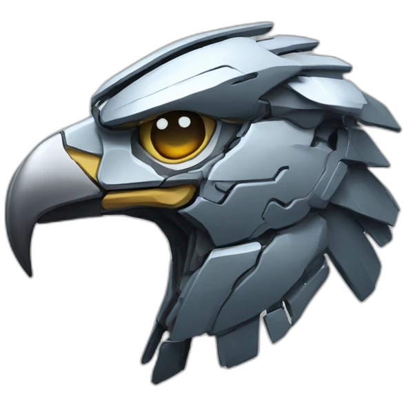 mecha eagle head emoji