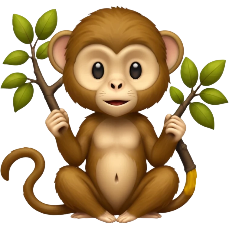 Fisher monkey emoji