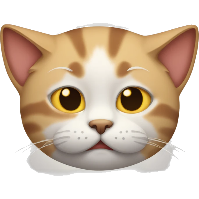 Lazy cat emoji