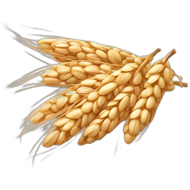 three oats grains emoji