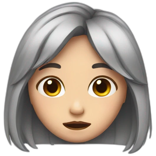 girl is crying with tears emoji