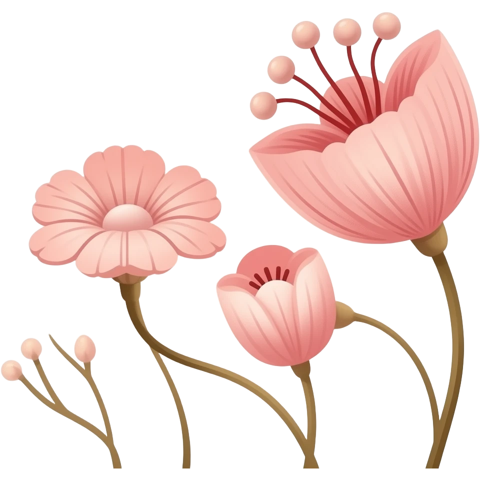 a straight salmon-colored floral banner emoji