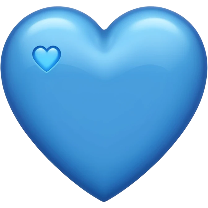 blue heart emoji