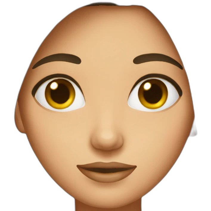 brunette emoji