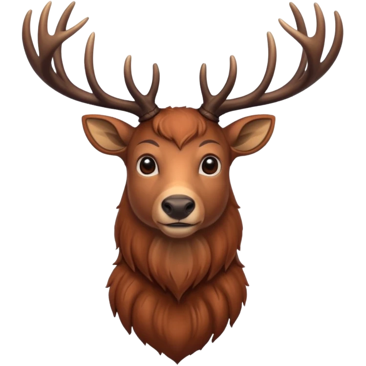 red deer emoji