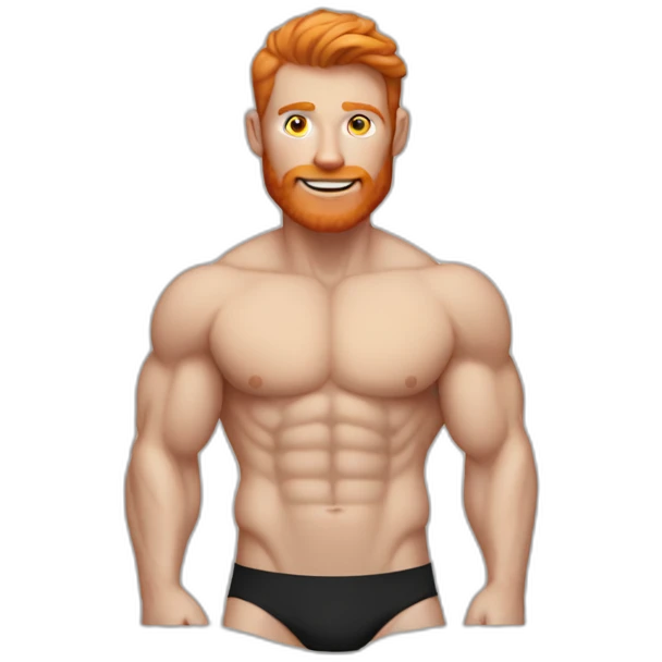 Bodybuild ginger emoji
