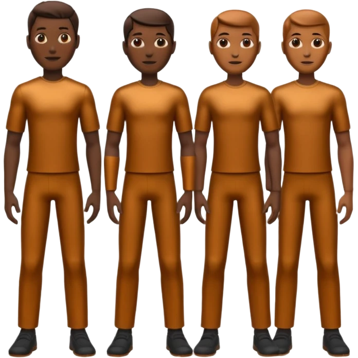 철로 만든 사람 3명 emoji