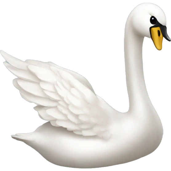 coquette swan emoji