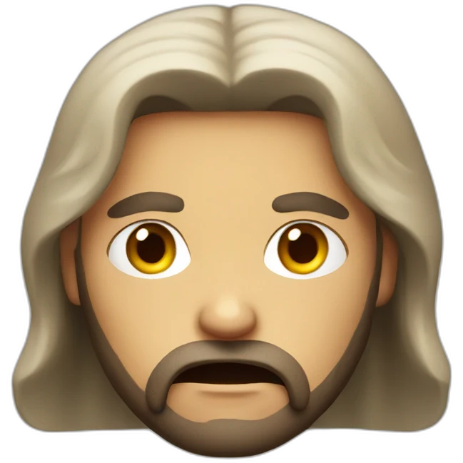 Jesus angry emoji
