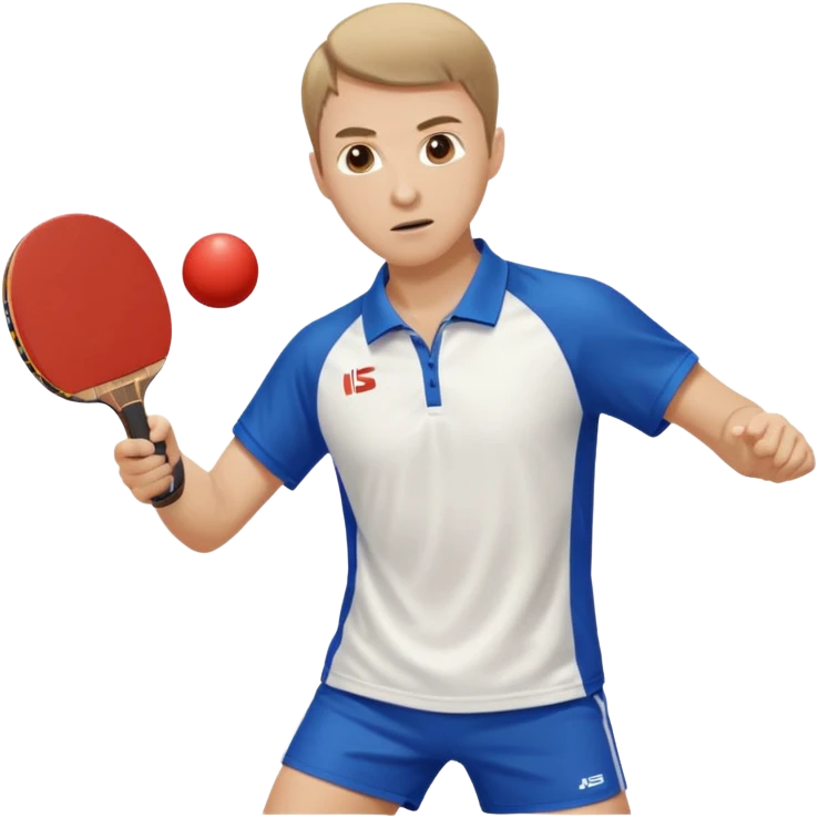 Tischtennisspielerin echt emoji