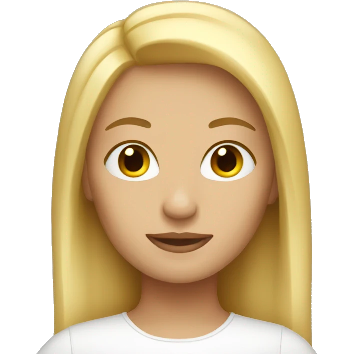 Femme blonde emoji