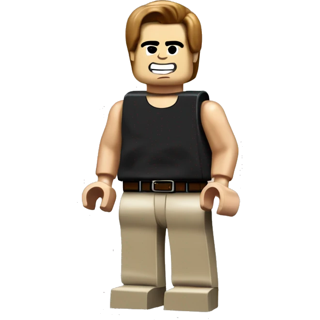 Arnold Schwarzenegger lego full body emoji