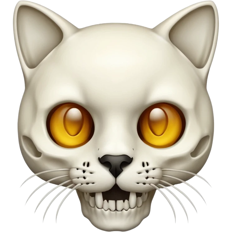Cat skull emoji