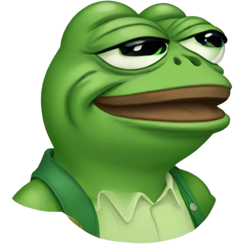 Pepe the frog crying emoji