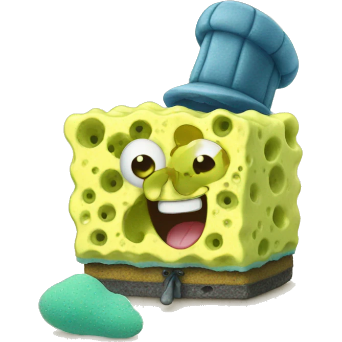 cute baby sponge bob emoji