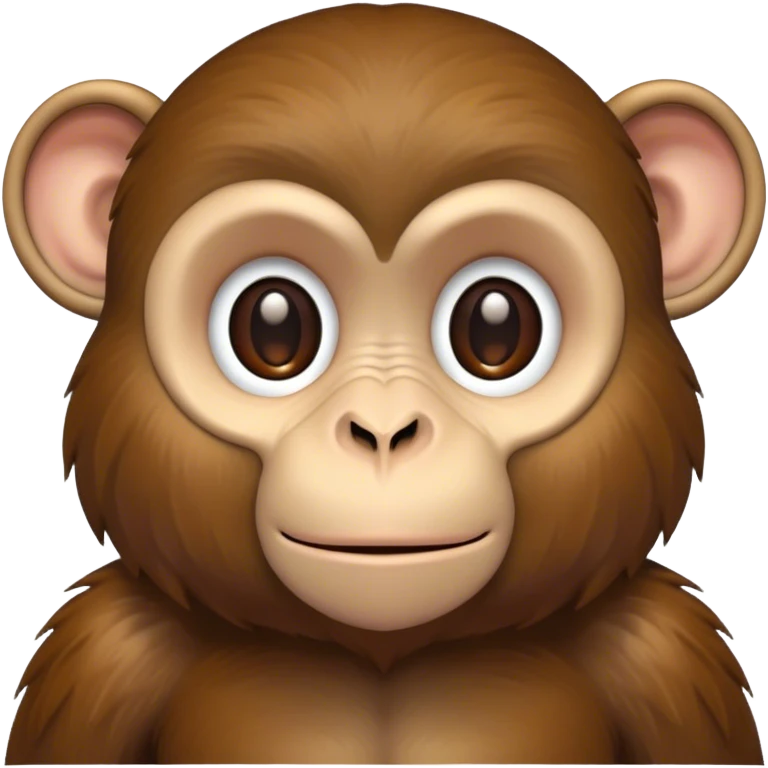 Detailed Monkey emoji