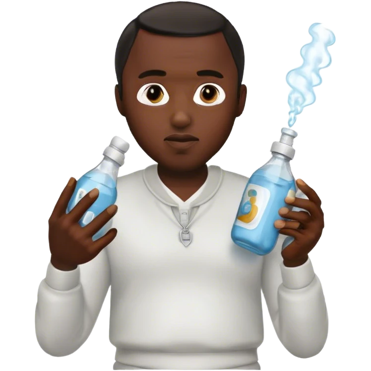 P diddy holding baby oil  emoji