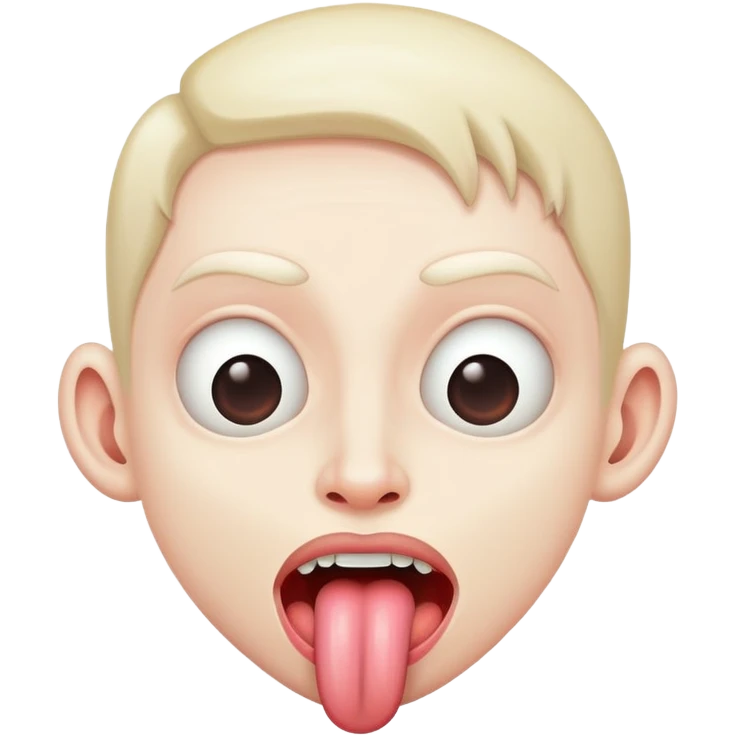 Freaky tongue oht emoji