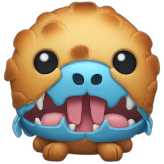 Stitch mange du pain emoji