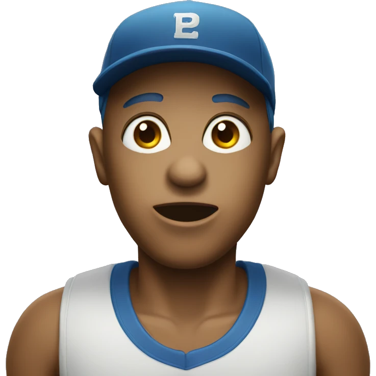 Alien with baseball cap emoji