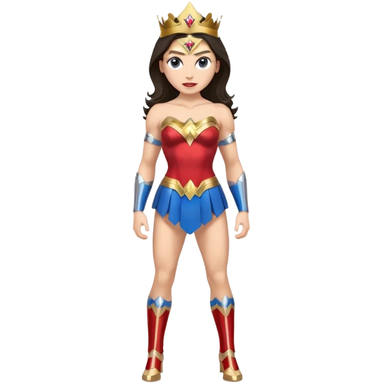 Wonder Woman full body pose emoji