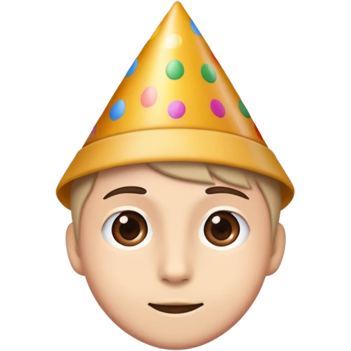 Event planner with a birthday cap emoji