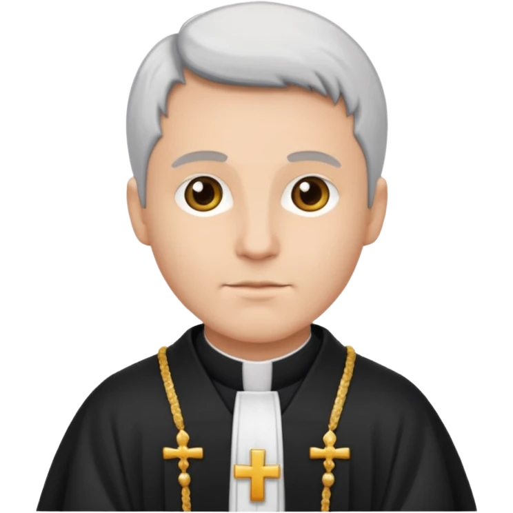 The priest who presides over the wedding emoji