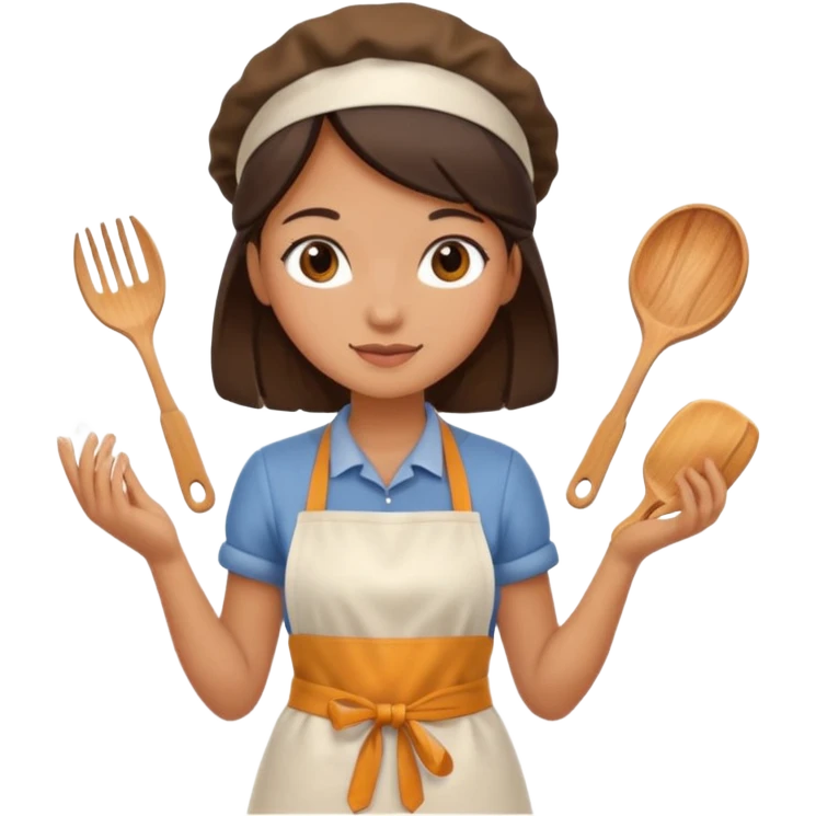 Cooking food girly  emoji