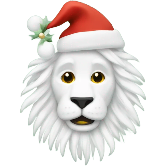 3 whitedandelions with merry Christmas  graphic emoji