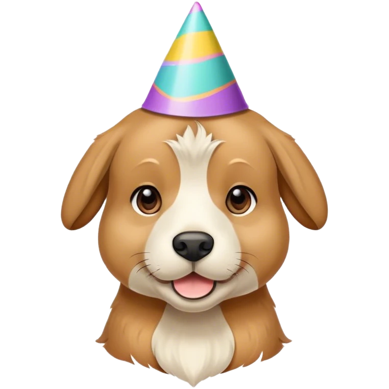 Oakley with a party hat emoji