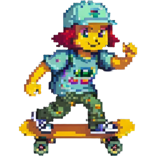money riding a skateboard emoji