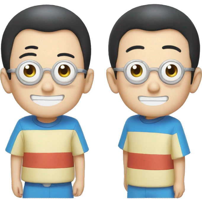 Doraemon and Nobita emoji