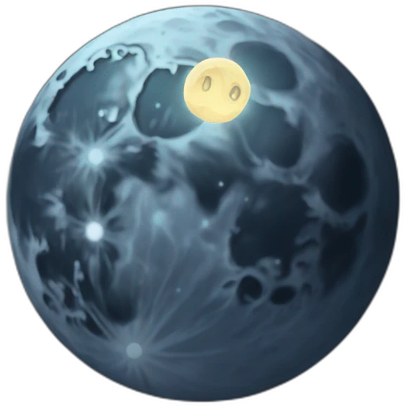 Fusée qui va vers la lune emoji