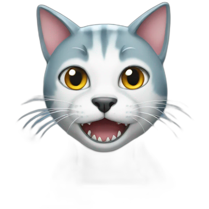 Shark cat emoji