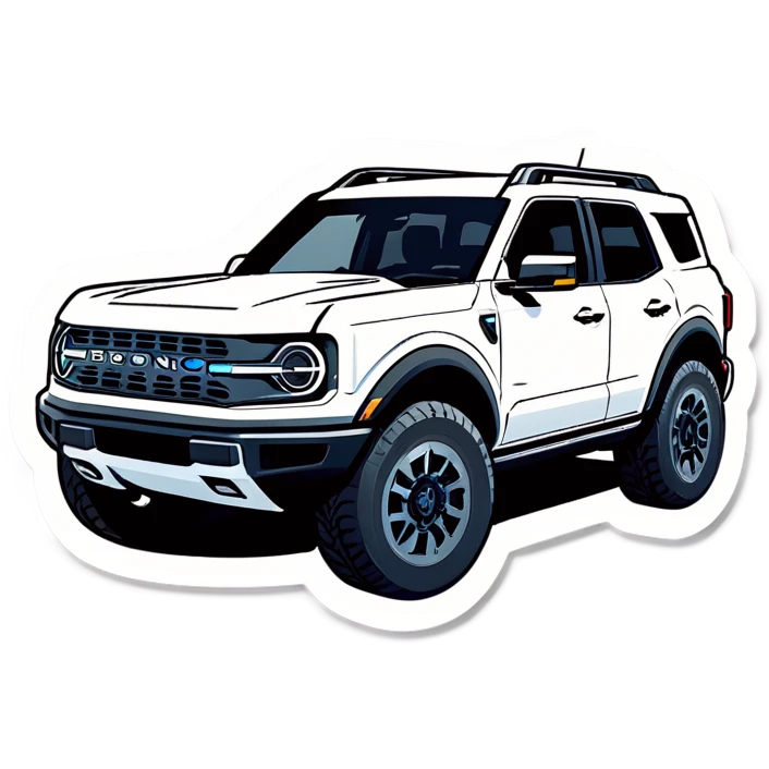 White bronco sport emoji