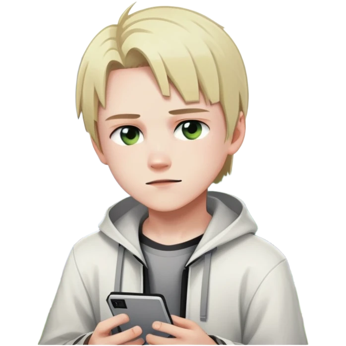 A 14-year-old anime boy who plays alongside OCG in GTA, Steve in Minecraft,  emoji