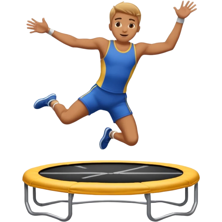 Human Jump Trampoline "Jump Off" emoji