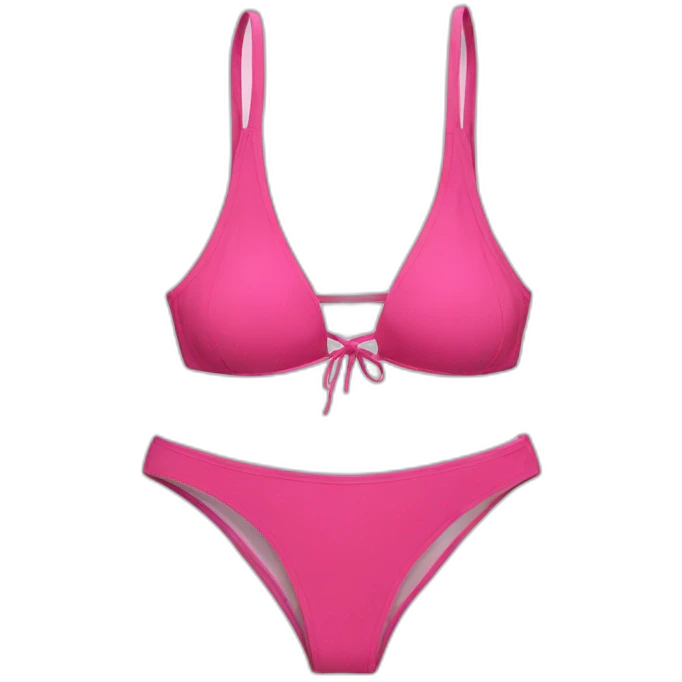 Swim suit pink emoji