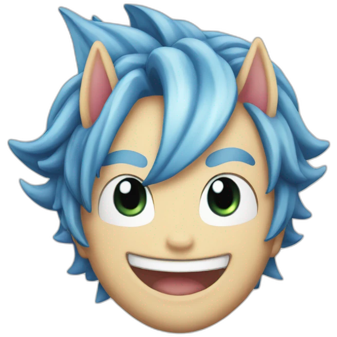 Happy fairy tail emoji