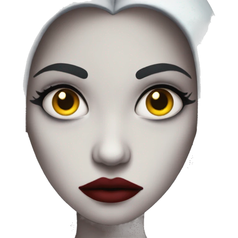Sad vampire queen emoji