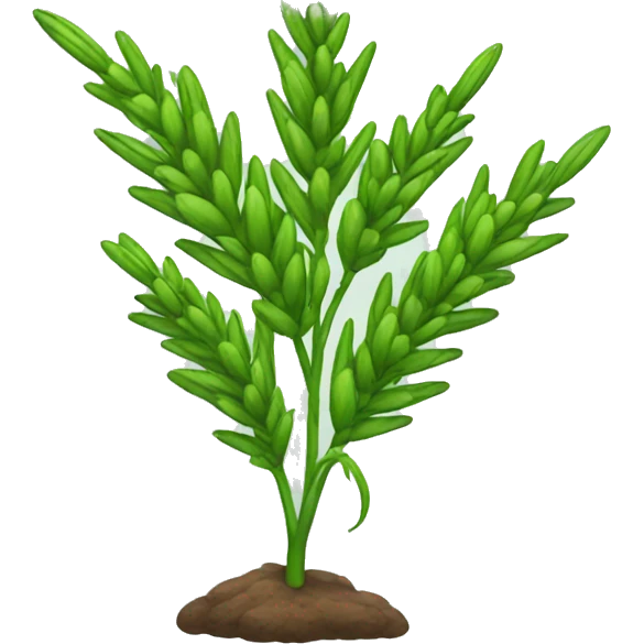 rye plant emoji
