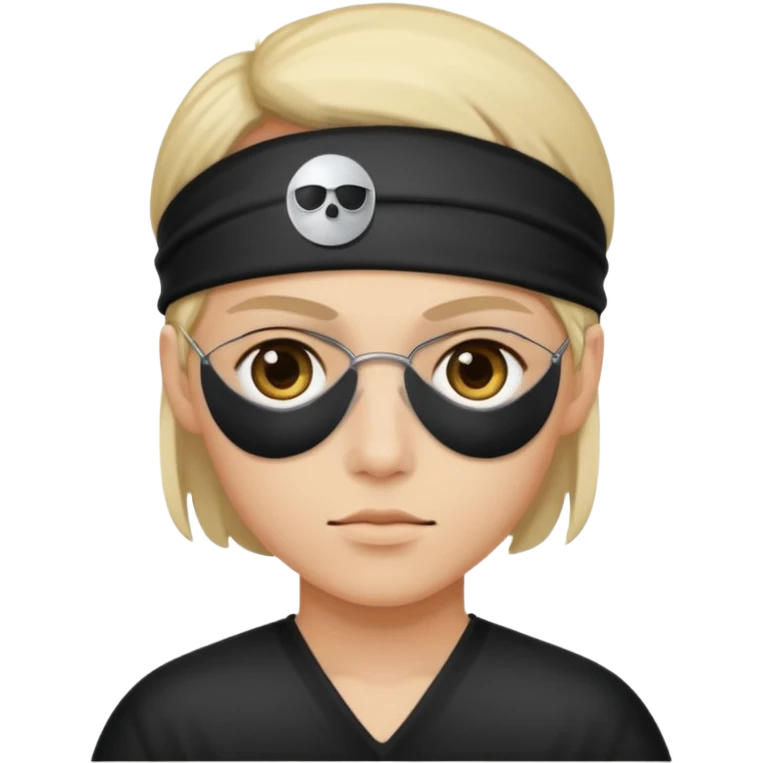 working with eye patches emoji