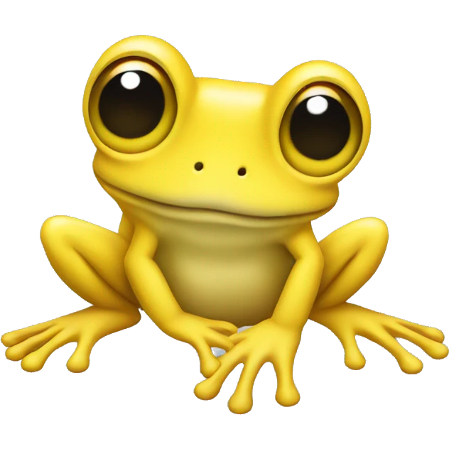 yellow frog in echo emoji