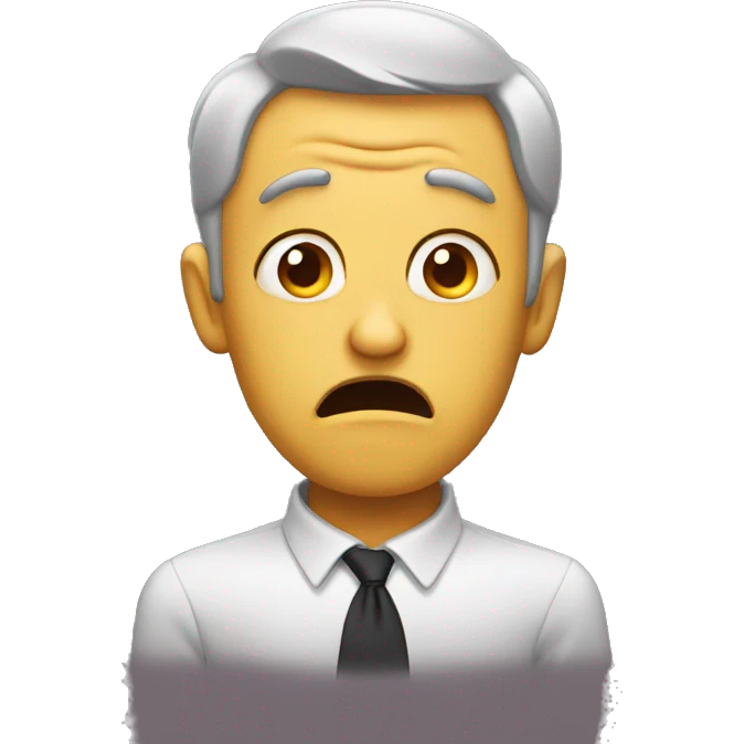 Exasperated  emoji