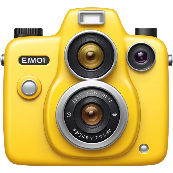 Baby yellow camera emoji