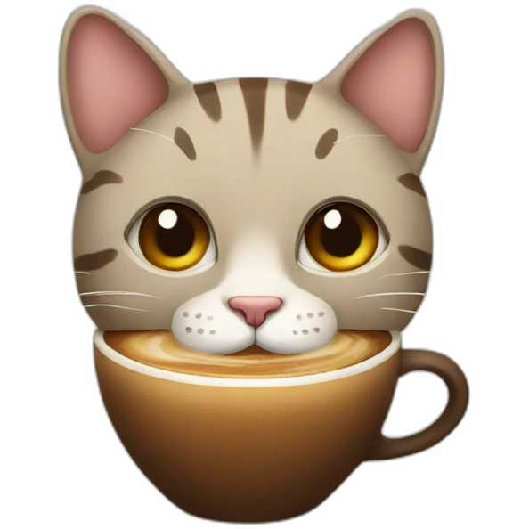 coffee cat emoji