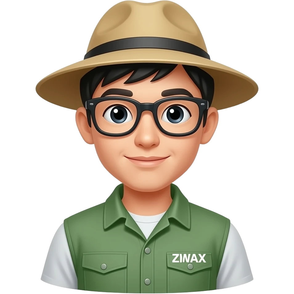 Zoo keeper male Chinese young man icon emoji