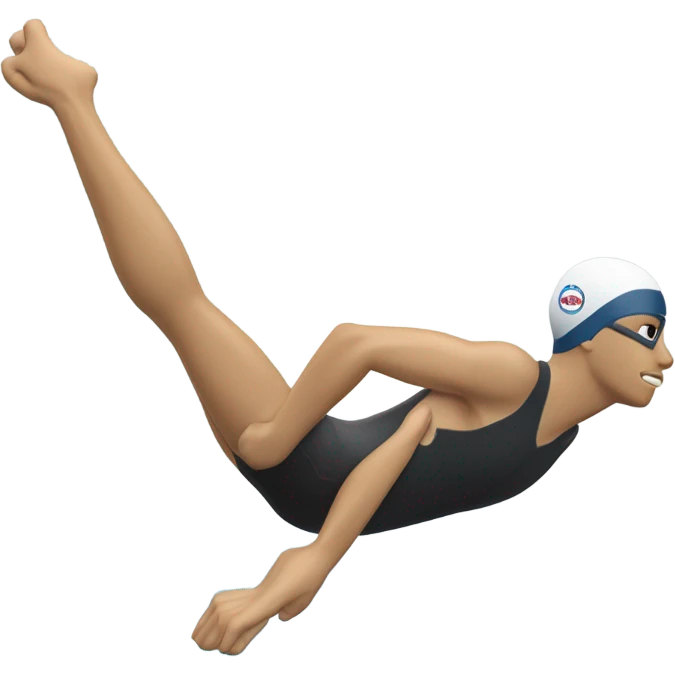 swimmer swimming side view emoji