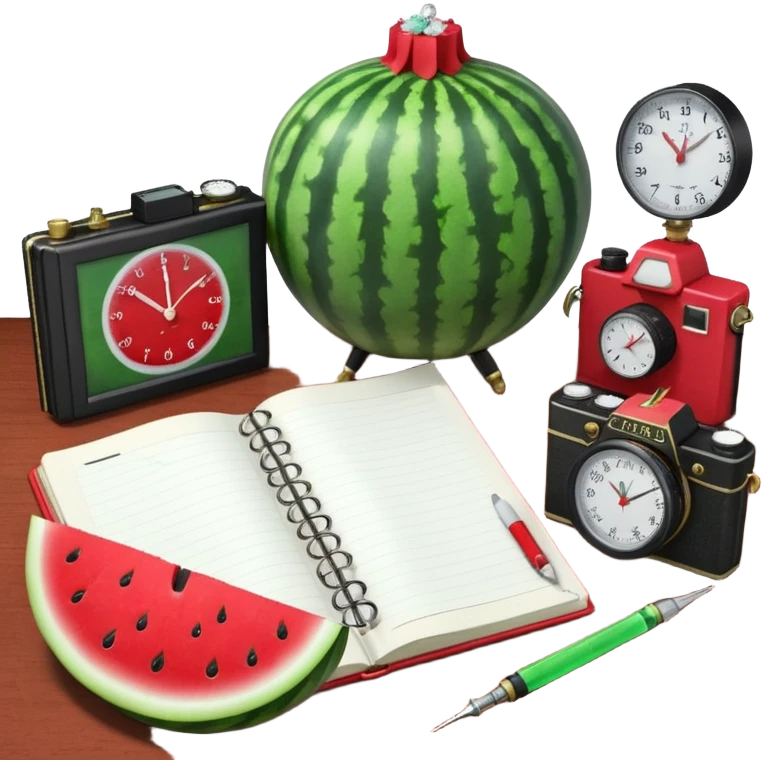 🍉📒🌨️❄️🌡️🖼️📸🎺🎮📔📖🕙🕦🕛🕐🕧🎄 emoji