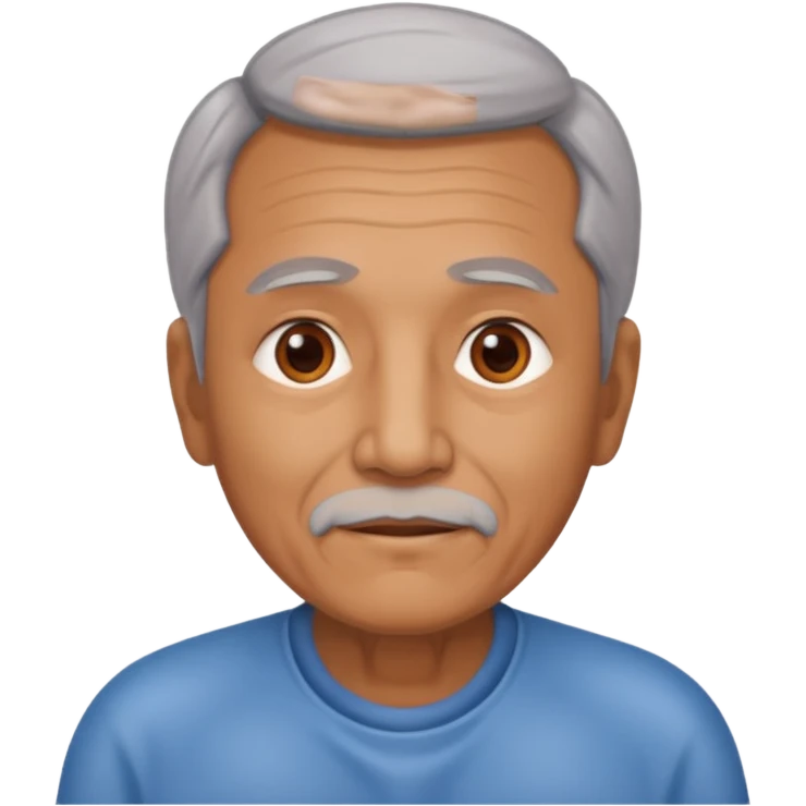 puedes crear una imagen de un abuelo de 63 años con una enfermedad cardiovascular?? emoji